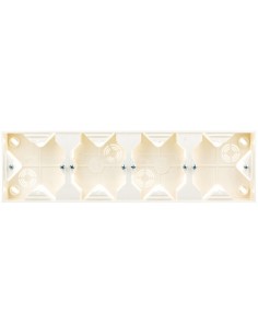 IMPRESJA Puszka natynkowa poczwórna ecrue PNP-4Y/27