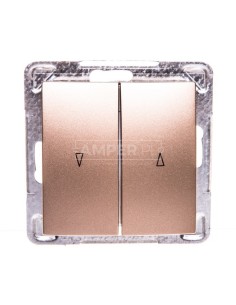 IMPRESJA Łącznik żaluzjowy złoty metalik ŁP-7Y/m/28