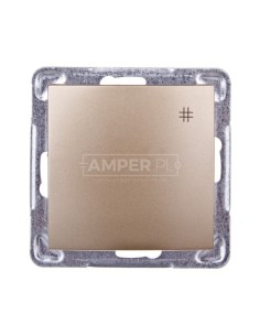 IMPRESJA Łącznik krzyżowy złoty metalik ŁP-4Y/m/28