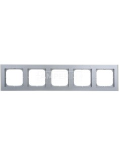 SONATA Ramka pięciokrotna srebro mat R-5R/38