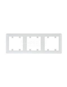 LUMINA2 Ramka potrójna pionowa biała WL5130