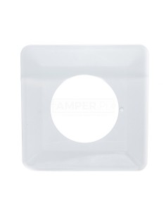 SENTIA Osłona ściany pojedyncza biała tworzywo pozioma 2100-00