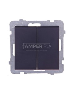 SONATA Łącznik świecznikowy czarny metalik ŁP-2R/m/33