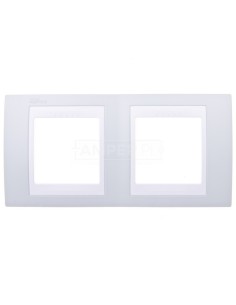 Unica Plus Ramka podwójna pozioma zieleń brylantowa MGU6.004.870