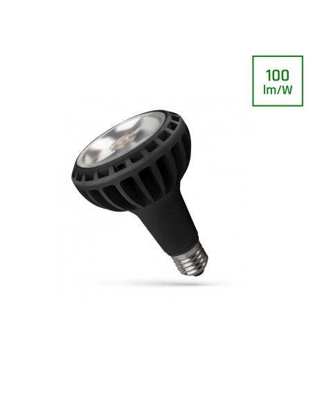 Żarówka LED PAR30 E27 20W 2000lm 24st. COB biała ciepła black - hurtownia elektryczna Amper.pl