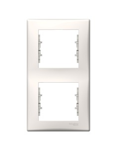 Sedna ramka 2-krotna pionowa krem SDN5801123 2