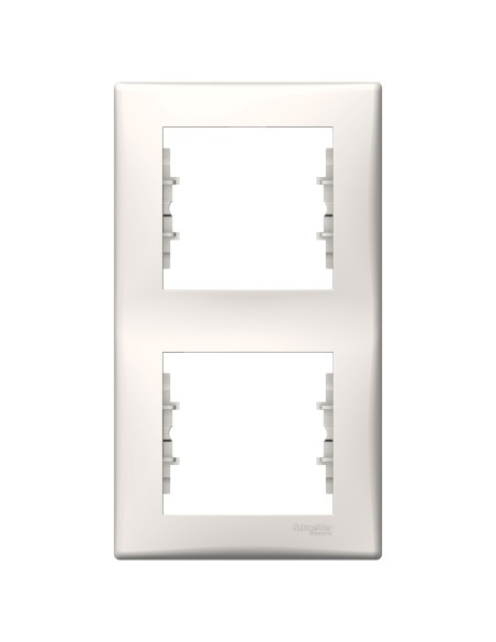 Sedna ramka 2-krotna pionowa krem SDN5801123