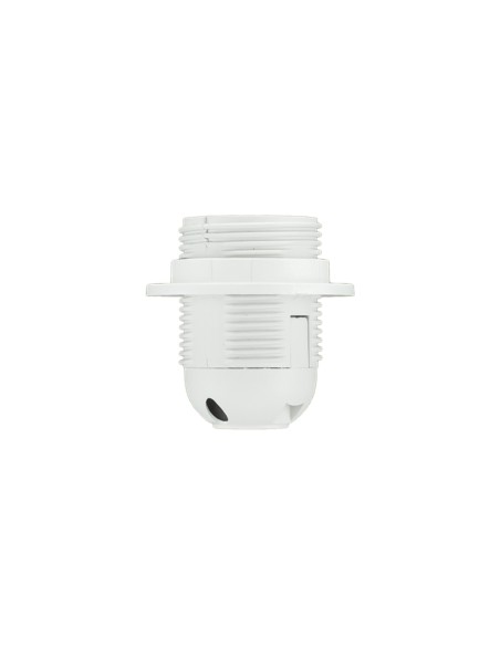 Oprawka termoplastyczna E27 z kołnierzem biała PAWBOL D.3006B