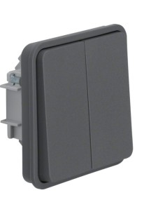 Berker W.1 wyłącznik świecznikowy IP55 szary Hager 30553515 - hurtownia elektryczna Amper.pl 2