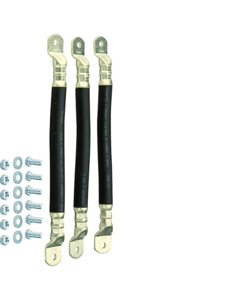 univers Łącznik szyn zbiorczych 40x10mm 3-pol. 185mm UM05S1 Hager