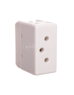 Gniazdo 3P 10A 250V SWISS STD-TYPE biały GW20351