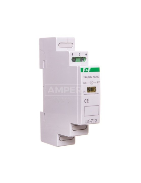 Lampka modułowa żółta 130-260V AC/DC LK-712Y-130-260V