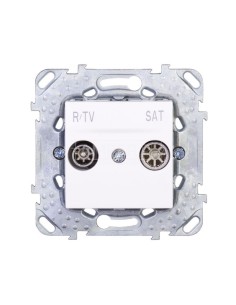 Unica Plus Gniazdo antenowe RTV-SAT biel polarna MGU50.454.18Z