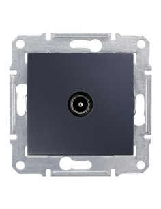 Sedna Gniazdo antenowe TV przelotowe 8dB, grafitowe SDN3201270