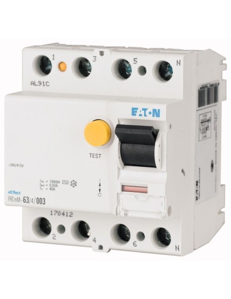 Wyłącznik różnicowoprądowy 4P 25A 0,03A typ AC 110V FRCmM-25/4/003-110 180595