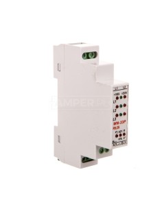 Pomiarowy wskaźnik napięcia zasilania LED 3x400V ze stykiem 1Z 6A 250V AC WN-33P