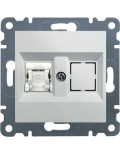 LUMINA2 Gniazdo komputerowe pojedyncze RJ45 kat. 6 FTP białe WL2170