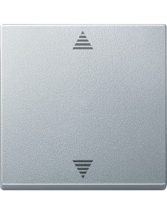 Przycisk żaluzjowy z funkcją pamięci i przyłączem czujnika, aluminium, system M Merten MTN586360 Schneider 2