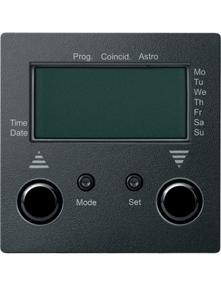 Łącznik żaluzjowy czasowy, antracyt, system M Merten MTN586114 Schneider