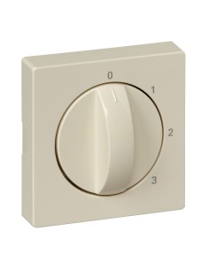 Płytka centralna trójpolowego łącznika obrotowego, kremowy, połysk, system M Merten MTN567244 Schneider 2