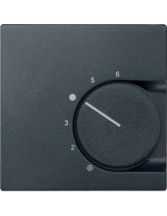 Płytka centr. mechan. pokoj. regul. temp., styk przeł., antracyt, Sys M Merten MTN536214 Schneider 2