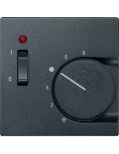 Płytka centr. mechan. pokoj. regul. temp. z łącznikiem, antracyt, Sys M Merten MTN536114 Schneider 2