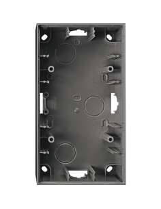 Merten, Ramka M-Elegance podwójna szary metaliczny Merten MTN524214 Schneider 2