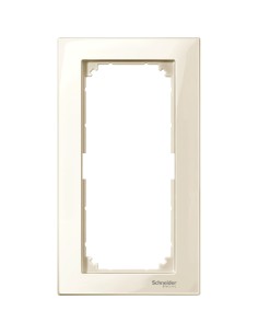 Merten, Ramka M-Plan podwójna bez poprzeczki kremowy Merten MTN515844 Schneider 2