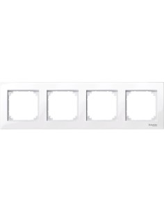 Merten, Ramka M-Plan czterokrotna biały active Merten MTN515425 Schneider 2