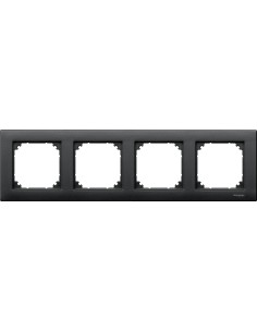 Merten, Ramka M-Plan czterokrotna antracytowy Merten MTN486414 Schneider 2