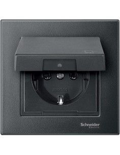 Merten, Ramka M-Plan pojedyncza antracytowy Merten MTN486114 Schneider 2