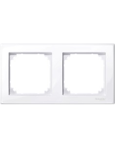 Merten, Ramka M-Smart podwójna biały active Merten MTN478225 Schneider 2