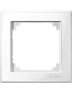 Merten, Ramka M-Smart pojedyncza biały polarny Merten MTN478119 Schneider 2