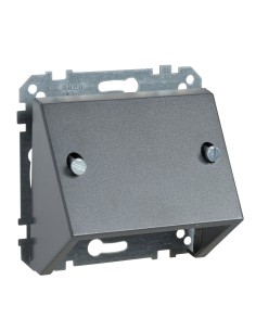 Merten, Płytka centralna System M wypustu kablowego antracytowy Merten MTN464614 Schneider 2