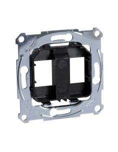 Płytki montażowe do gniazda modułowego, czarny Merten MTN4566-0003 Schneider 2