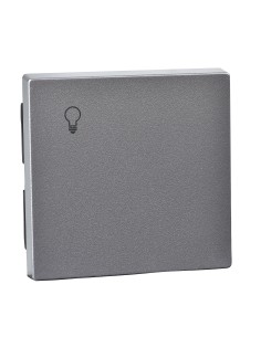 Merten, Klawisz System M pojedynczy z oznaczeniem 'światło' aluminiowy Merten MTN439960 Schneider 2