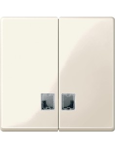 Merten, Klawisz System M podwójny duże okienko kremowy Merten MTN438544 Schneider 2