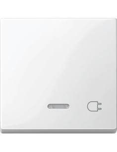 Klawisz z lampką sygnalizacyjną z ozn. "gniazdo", B.P, P, Sys M Merten MTN435219 Schneider 2