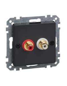 Gniazdo wtykowe złącza audio, antracyt, system M Merten MTN4350-0414 Schneider 2