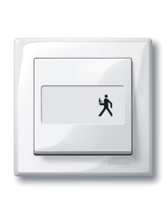 Merten, Klawisz System M pojedynczy z polem opisowym kremowy Merten MTN432344 Schneider 2