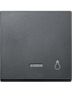 Klawisz z lampką sygnalizacyjną i oznaczeniem "światło", antracyt, system M Merten MTN430914 Schneider 2