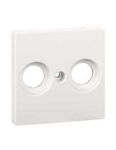 Płytka centralna gniazd antenowych, 2 otwory, biały active, połysk, system M Merten MTN4122-0325 Schneider 2