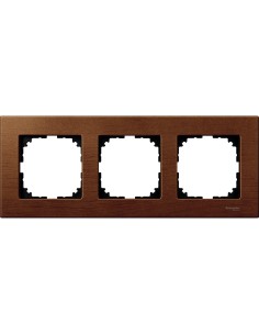 Merten, Ramka M-Elegance Drewno potrójna wiśnia Merten MTN4053-3472 Schneider 2