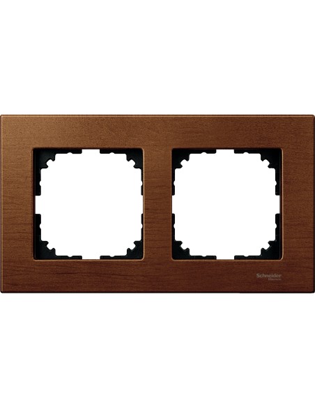 Merten, Ramka M-Elegance Drewno podwójna wiśnia Merten MTN4052-3472 Schneider