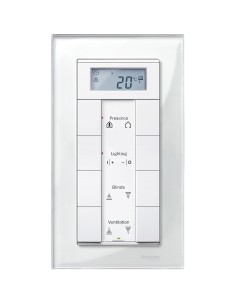 Merten, Ramka M-Elegance szkło podwójna bez poprzeczki brylantowy Merten MTN404819 Schneider 2