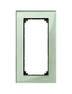 Merten, Ramka M-Elegance szkło podwójna bez poprzeczki szmaragdowy Merten MTN404804 Schneider 2