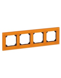 Merten, Ramka M-Elegance szkło czterokrotna kalcytowy Merten MTN404402 Schneider 2