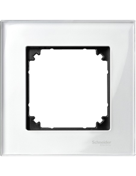 Merten, Ramka M-Elegance szkło pojedyncza brylantowy Merten MTN404119 Schneider