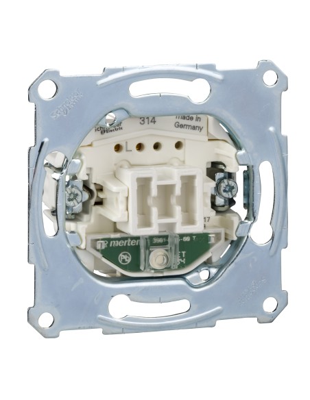 Mechanizm łączn. pojedyn., 1-bieg. z sygn. zał., p/t, 16AX, AC 250 V, b.śrub. Merten MTN3601-0000 Schneider