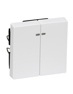 Merten, Klawisz System M podwójny z okienkiem sygnalizacyjnym biały active Merten MTN3420-0325 Schneider 2